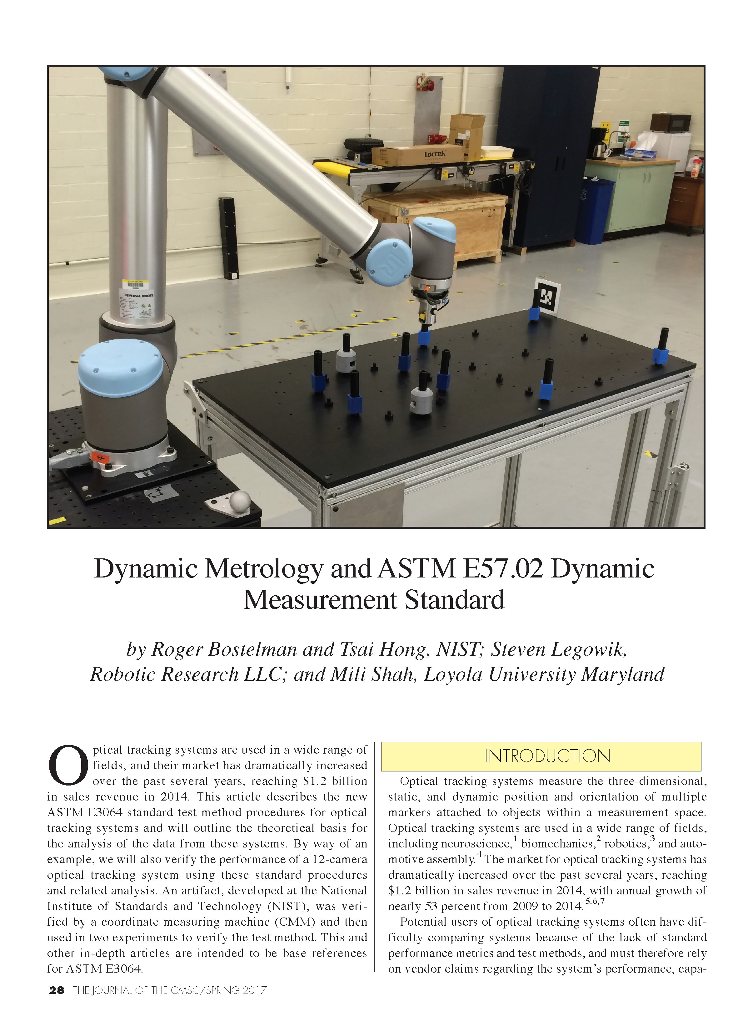 Dynamic Metrology and ASTM E57.02 Dynamic Measurement Standard