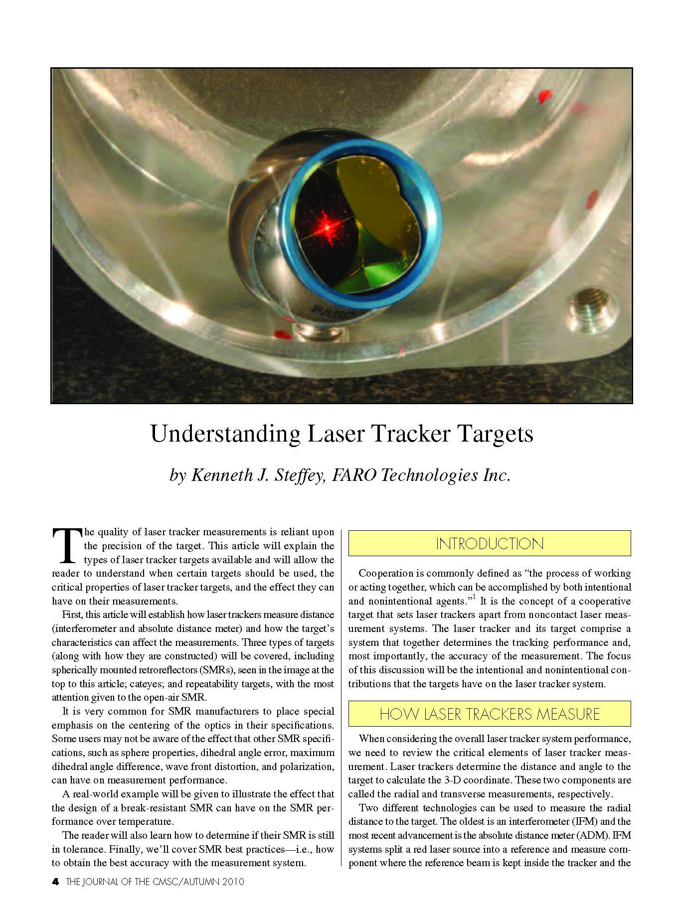 1 5 Laser Tracker Smr Drift Nest Relocation Puck For Sale Online